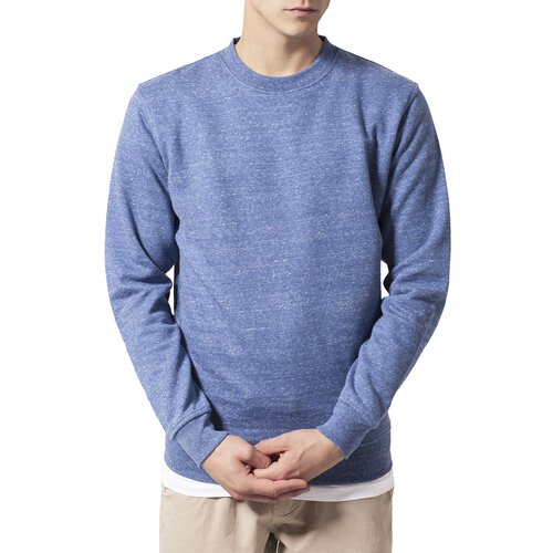 Urban Classics Sweatshirt Herren Melange Crewneck Pullover TB-538 Blau S