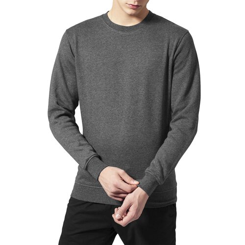 Urban Classics Sweatshirt Herren Melange Crewneck Pullover TB-538 Schwarz XL
