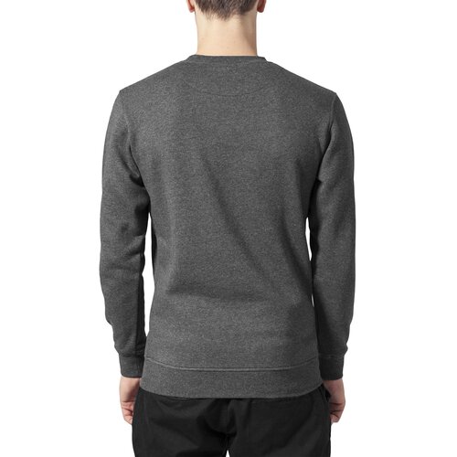 Urban Classics Sweatshirt Herren Melange Crewneck Pullover TB-538 Schwarz XL