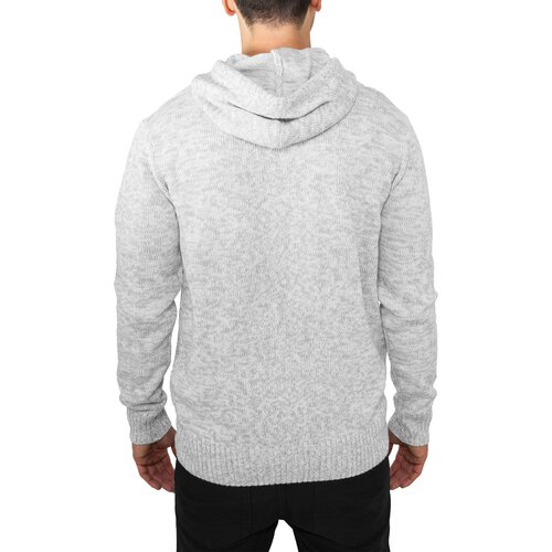 Urban Classics Sweatshirt Herren Melange Look Knitted Hoody TB-553 Grau L