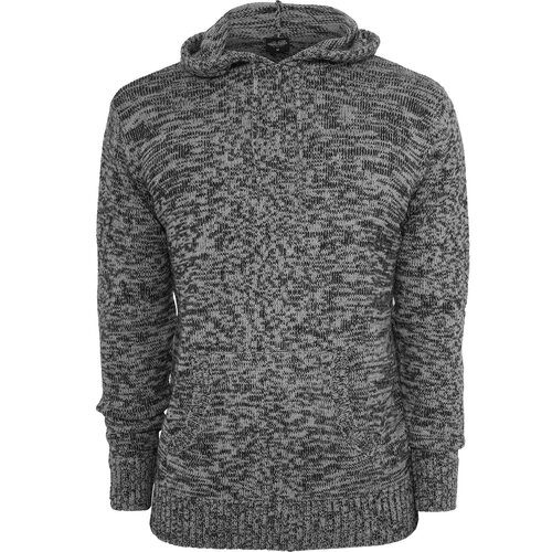 Urban Classics Sweatshirt Herren Melange Look Knitted Hoody TB-553 Anthrazit S