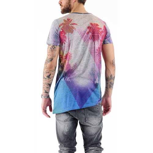 VSCT T-Shirt Herren Clubwear Geo Rays Palms Kurzarm Shirt V-5641730 Original