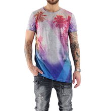 VSCT T-Shirt Herren Clubwear Geo Rays Palms Kurzarm Shirt...
