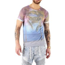 VSCT T-Shirt Herren Summer Camp Full Print Motivdruck...