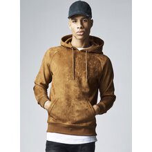 Urban Classics Sweatshirt Herren Imitation Suede Kapuzen...