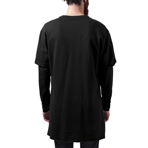 Urban Classics Sweatshirt Herren Long 2in1 Terry Crewneck TB-1387