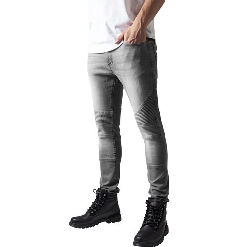 Urban Classics Hose Herren Slim Fit Biker Jeans TB-1436