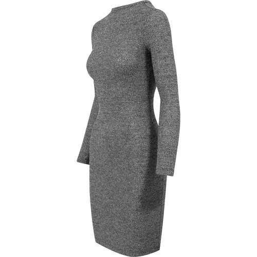 Urban Classics Damen Kleid Feinripp Longsleeve Langarm Dress TB-1340