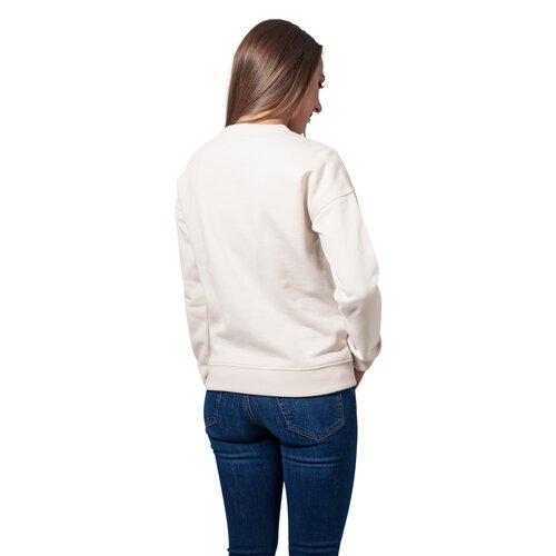 Urban Classics Sweatshirt Damen Rundhals Basic Sweat Pullover TB-1522 Beige S