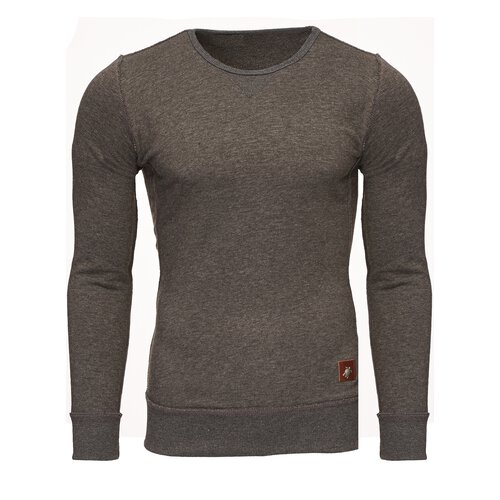 Reslad Sweatshirt Herren-Pullover Basic Look Strick-Pullover RS-1032 Anthrazit 2XL