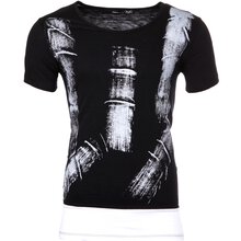 Tazzio T-Shirt Herren Rundhals Motiv-Print Druck Kurzarm...