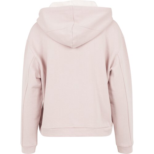 Urban Classics Sweatshirt Damen Basic Sweat Kapuzen Hoodie TB-1633 Rosa XL