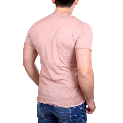Redbridge T-Shirt Herren Thread Detail Shirt mit Brusttasche RB-1168