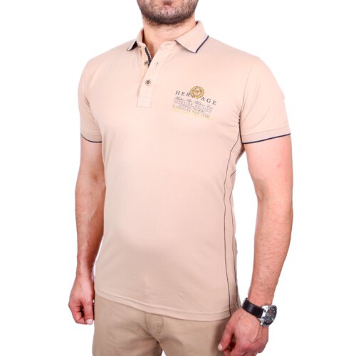 Reslad Polo-Shirt Herren Slim Fit Designer Polo-Hemd Kurzarm-Shirt RS-5201
