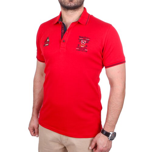 Reslad Polo-Shirt Herren Slim Fit Polo-Hemd aus Baumwolle Kurzarm RS-5203