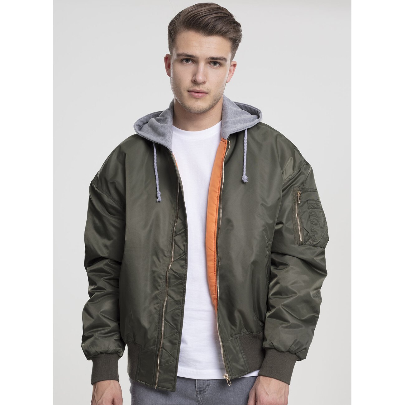 Urban Classics Jacke  Herren  Hooded Oversized Kapuzen 