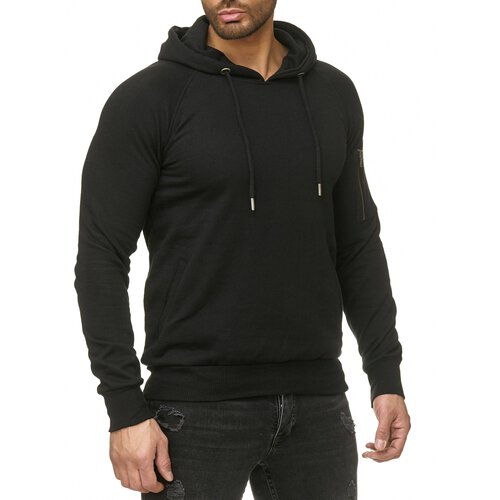 Reslad Herren Pullover Hoodie Kapuzenpullover Longsleeve Basic Sweatshirt Sweater RS-1039