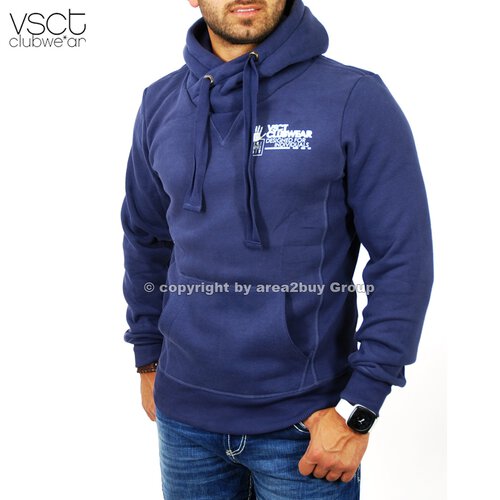 VSCT Sweatshirt Herren Twisted Kapuzen Pullover Hoodie V-5640242 Navyblau S