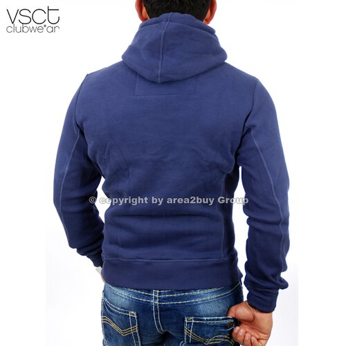 VSCT Sweatshirt Herren Twisted Kapuzen Pullover Hoodie V-5640242 Navyblau S