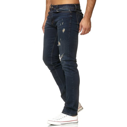 Reslad Jeans Herren Destroyed Slim Fit Herren-Hose Jeanshose Männer Hosen Stretch Denim Jeans RS-2090