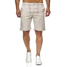 Reslad Leinenhose Kurze Hose Herren Leinen-Shorts lssige...