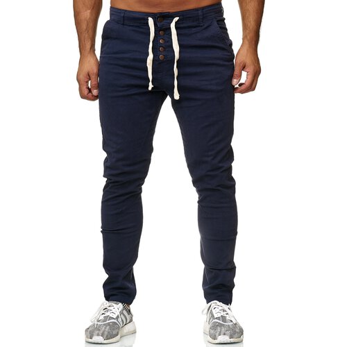 Reslad Herren Chino Hose Manner Jogger Freizeithose Chino Hose S