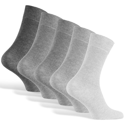 Reslad Business Socken (10 Paar) Damen & Herren bequeme Baumwolle ohne drckende Naht | Lange Haltbarkeit Grautne 10er Pack 39-42