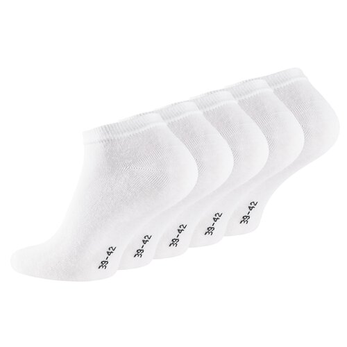 Damen & Herren Sneaker Socken Kurz (10 x Paar) für Frauen & Männer aus Baumwolle Einfarbig | Damensocken Quarter Sneakersocken Füßlinge