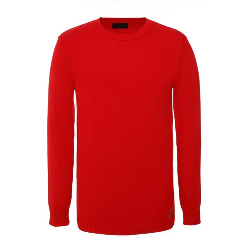 Reslad Pullover Herren Strickpullover Strick Pulli für Männer | bequeme Baumwolle Herrenpullover Sweater Rundhals Basic RS-1050