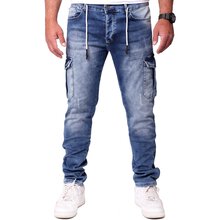 Reslad Cargohose Jeans Herren Cargo Hose - Sweathose in...